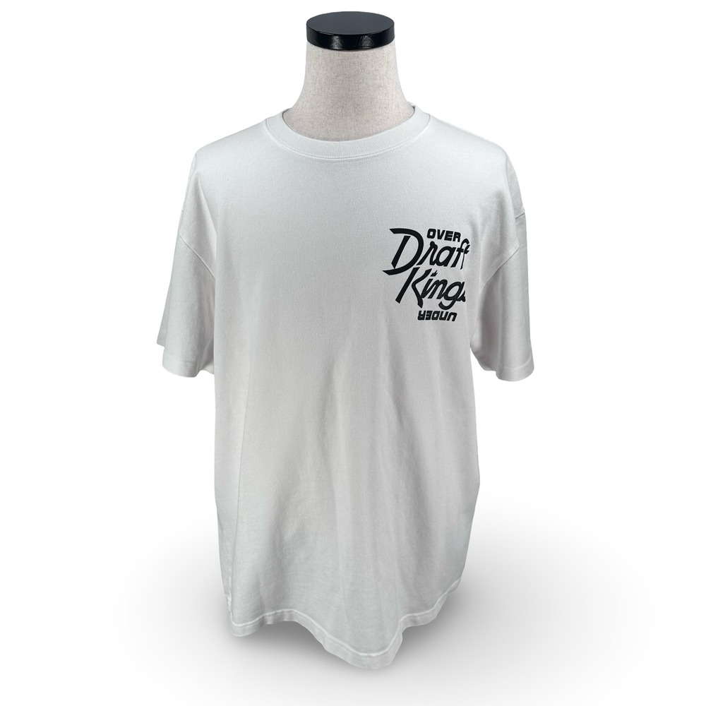 Just Don x DraftKings White Graphic‎ T-Shirt Mens XL BTSA-006-SHJ Made in USA